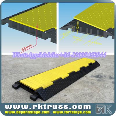 China Easy assemble plastic RK cable ramp from speed bump supplier or durable road cable ramps manufacturer/sale for sale