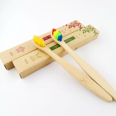 China CE certification pollution free adult eco-friendly natural child disposable wholesale customized bamboo toothbrush for sale