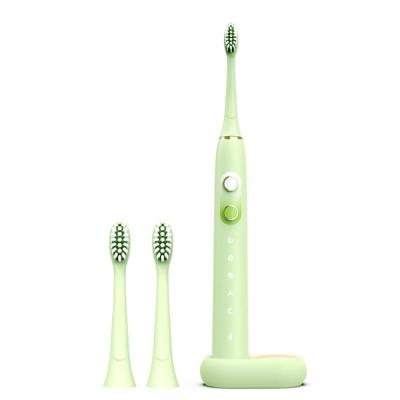 China Rechargeable Electric Toothbrush Head Dupont Stiffens Private Label Printing Automatic Logo Silicone Electric Toothbrush for sale