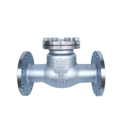 China General 304 stainless steel pn16 water swing type check valve for sea water for sale