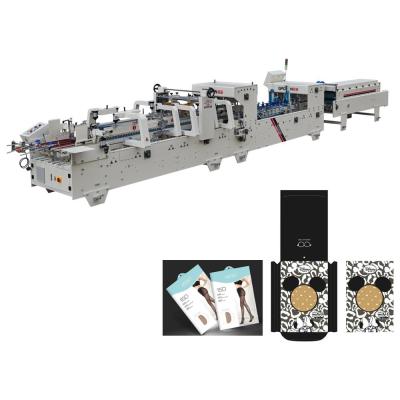 China GDHH Food Packing Machinery For Made Clothing Box Silk Stocking Box Pre-folder Lock Bottom Folder Gluer Machine à venda