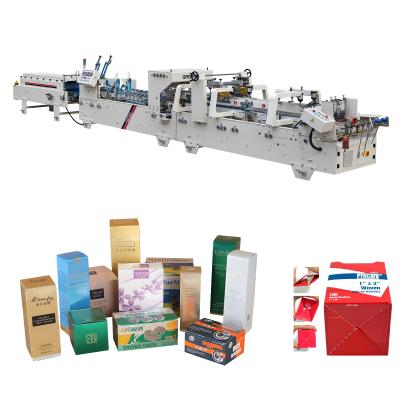 China SHH-AG Hotels Hot Selling High Speed ​​Automatic Folder Gluer Machine Making Lock Bottom Box à venda