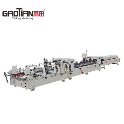 China Garment Shops SHH-1250E Paper Box Machine Made In China 2021 New Machine Paper Product Making Corrugated Lock Bottom Folder Gluer à venda