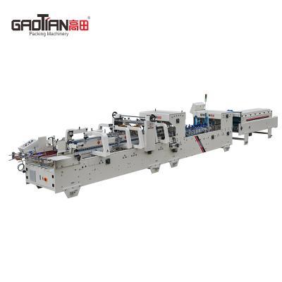 China Garment shops GDHH-900 HIGH SPEED AUTO PRE-FOLD and LOCK LOWER FOLDER GLUER made in China NEW rigid carton making paper folding machine for sale