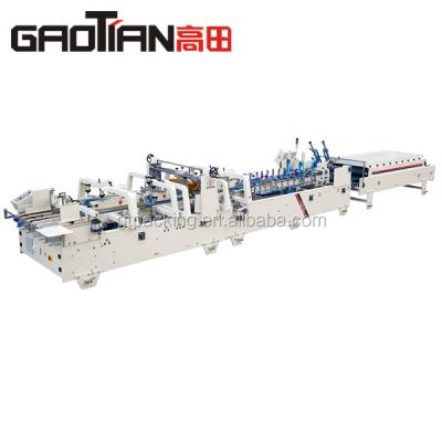 China machinery & Hardware WENZHOU GAOTIAN Brand Automatic French Fries Box Folder Gluer Machine/Bottom Folding Machine Automatic Crash Lock for sale