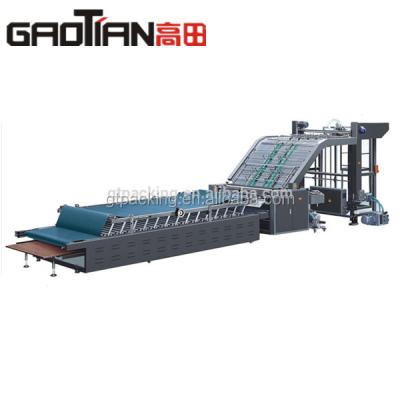 Китай WENZHOU GAOTIAN Brand FM-1450C Low Price Automatic Food Hamburger Carton Box Flute Laminator Machine/Laminating Machinery продается