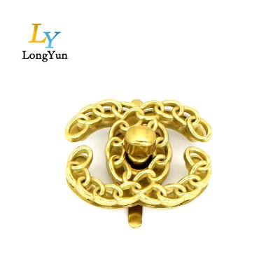 China Custom Lock Mickey Turn Lock For Handbag Free Hardware Accessories Bag Lock Handbag Design Metal Turn Twist Lock for sale