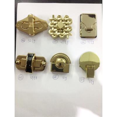 China Wholesale Metal Handbag Accessories Lock To Design Customized Bag Hardware Metal Twist Lock Accessories Big Low Price for sale