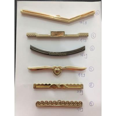 China High Quality Metal Metal Clip For Purse Zinc Alloy Accessories For Purse Hardware Stock Sale In Weight At Low Loss Price for sale