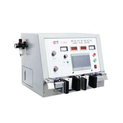 China ZG-CT201D 2 pin multi-function cable testing machine dual station integrated power plug tester for sale