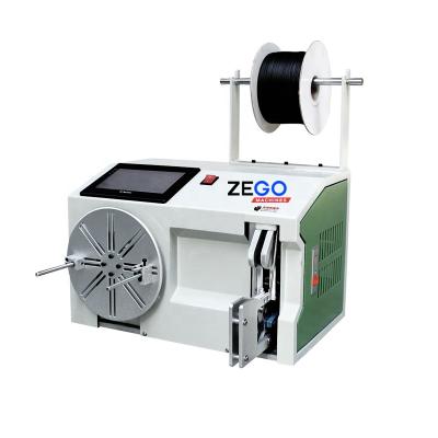 China 5-30mm Automatic Dual Changing Cable Wire Binding Winding Machine Double Coil for sale