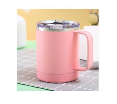 China PORTABLE Travel Mug High Security Double Layer Vacuum Thermos Mug Multicolor Vacuum Thermos for sale