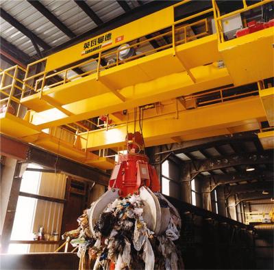 China Bridge Crane Manufacturer Supply Workshop High Performance Standard Parts Electric Grab Bucket Hoist for sale