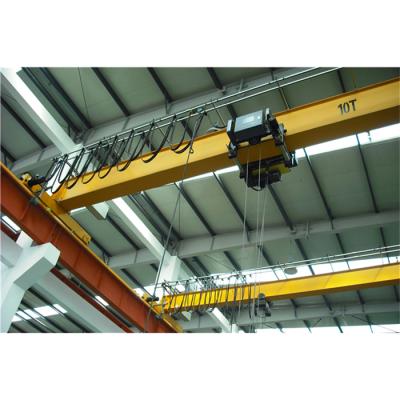 China Bridge Crane Factory Rated Single Girder Direct Force Suspension Lifting 10 Ton European Style Single Girder Bridge Crane for sale