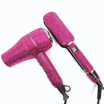 China Professional hotel hair styling tools bling flat irons private label and portable mini hair dryer for wholesale for sale