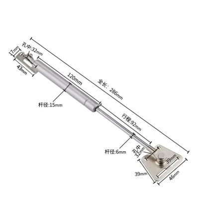 China Disc; Diaphragm; High Quality Plate 100 N Gas Spring Material Fitting Soft Close Gas Spring For Furniture for sale