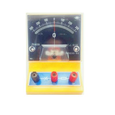 China JO409 Student Meter Galvanometer High School Physical Chemistry Experiment Instrument Black Background DB Yellow for sale