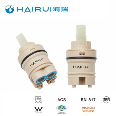 China 35mm Modern Side-outlet Ceramic Cartridge With Dispenser Use For Faucet Mixer HAIRUI HR35-L02 Use Korea PPO Raw Material for sale