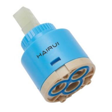 China Modern HAIRUI 35mm Double Torque Low Seal Ceramic Cartridge Use For Faucet Blue Japanese PC Material Using HR35D-K03 for sale