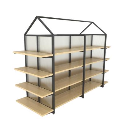 China Wholesale Manufacturer Custom Size Design Hardware Shelving Supermarket Single Sided for sale