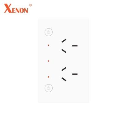 China Residential / Versatile Built In Power Cord Mobile Phone Charger USB Independent Changing Radio Customized Smart WiFi Wall Outlet Socket Project for sale