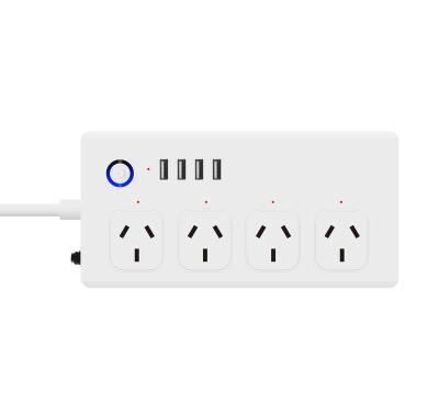 China Residential / General Purpose Xenon Voice Timer Control is compatible AU Power Smart Strip with Apple Store and Google Store with Surge Protector for sale