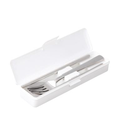 China Sustainable Factory Price 3Pcs Stainless Steel Silver Color Flatware Sets for sale