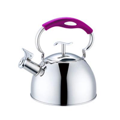 China Sustainable Stainless Steel Stove Top Water Kettles With 2.5L Hiss Capacity for sale