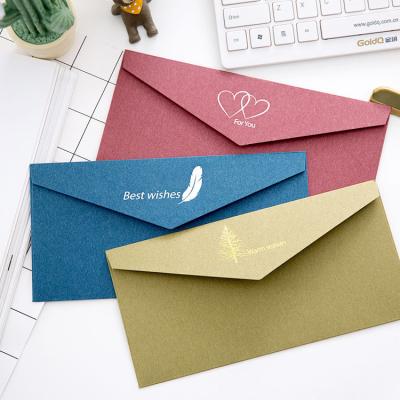 China Customized Plain Type Envelope Printing Designs Wedding Colored Paper Mailing Envelopes for sale