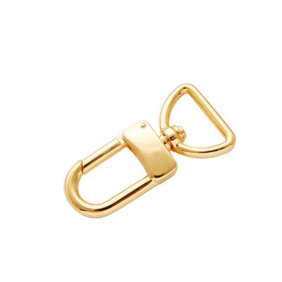 China Handbag Accessories 24K Gold Alloy Leather Bag Spring Buckle High-grade Luggage Shoulder Strap Accessories Hook Buckle for sale