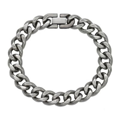 China FASHIONABLE titanium steel bracelet men's tide does not fade jewelry wild heavy industry texture niche design personality thick chain for sale