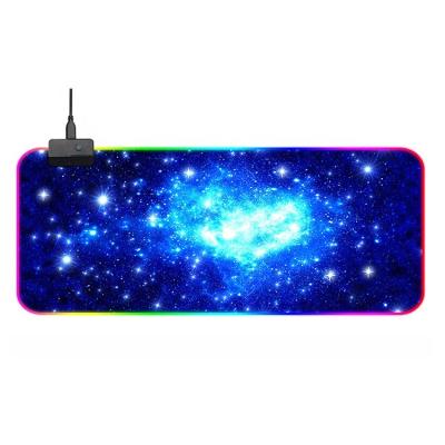 China Custom Size RGB Gaming Keyboard Mat And PC Foldable Rubber Mouse Pad Gamer Mouse Pad for sale