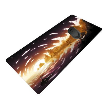 China Comfortable Gaming Friendly Natural Rubber Waterproof And Non-Slip Custom Mouse Pad for sale