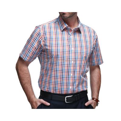 China Anti-Shrink OEM/ODM wholesale resort casual dress 100% cotton summer short sleeve men's shirt for sale