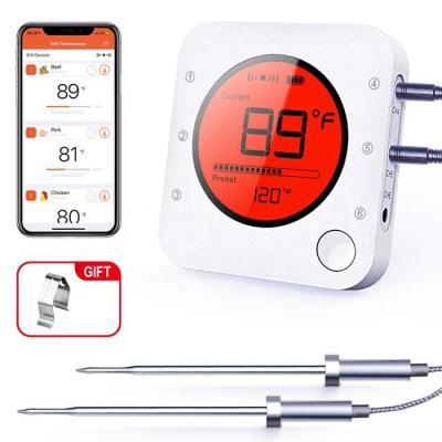 China Wireless Remote Kitchen Thermometers Meat Thermometer BBQ Thermometer, Thermometer for Meat BBQ Meat Thermometer for Smoker Grilling Oven, Kitchen for sale