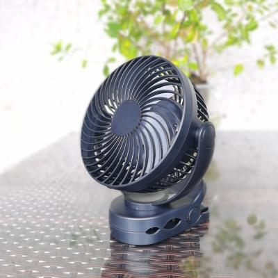 China Usb Clip Stroller Fan With Lamp, For Bed, Camping, Traveling With Rechargeable Battery for sale