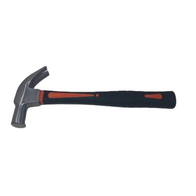 China Nail Hammer Brand Customized Nail Tool Hand Tool Carbon Steel Hammer Claw Hammer With Soft Handle for sale