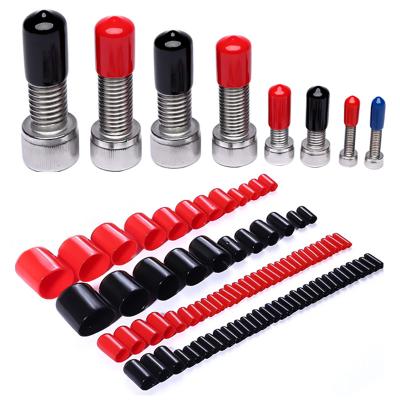 China Dust Proof Decoration Protection Screw Protection Sleeve Rubber Cap Set Plug Insulating Cover Seals Silicone Cable Tube End Caps Wire Deant Protective Plugs for sale