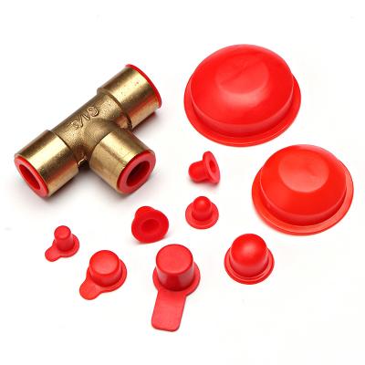 China Rubber Dust Shield Decoration Plug Socket Cover Round Pipe Silicone Screw Hole Tube Protector Dust Plug Threaded Match Shield Grommet Inner Soft PVC for sale