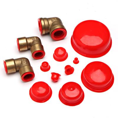 China Dust Protection Decoration Screw Hole Plug Socket Plug Cover Silicone Rubber Cap Round Pipe Soft Match Tube Grommet Inner Protective Nut Threaded PVC Dust for sale