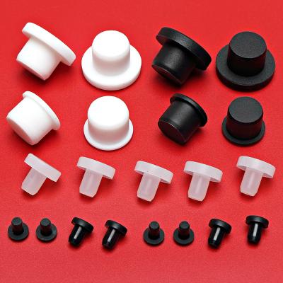 China Sealing and Protective Dustproof Silicone Decoration Hole Joint Plug Threaded Rubber Silicone Plugs Seal Dust Plug Low Temperature Resistance Ring Cap Sincere PVC for sale