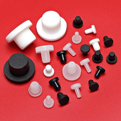 China Silicone Cover Sealing And Decoration Dustproof Plug Rubber Shield Plugs Inner Hole Ring Dust Joint Cap Round Pipe Joint Plug Threaded Soft Match Sleeve PVC for sale