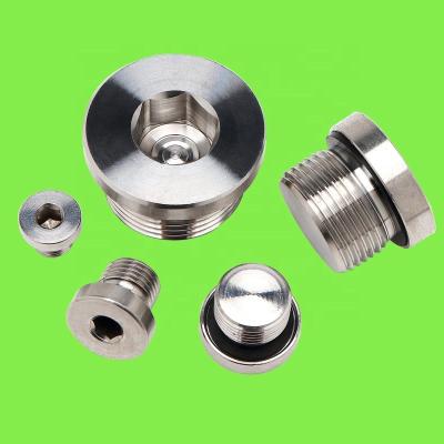 China Sealing Threaded Holes Hexagon Bolts Oil Pressure Cap Screws Hydraulic Fasteners Angle Carbon Steel Inner Blind Flanges Six Sealer Explosion Proof for sale