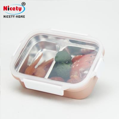 China Freshness Preservation Hot Sales Lunch Box Food Container With 2 Div And PP for sale