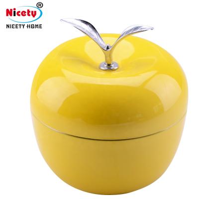 China Cute Stainless Steel Storage Food Design Apple Type Food Bowl / Food Container / Candy Box for sale