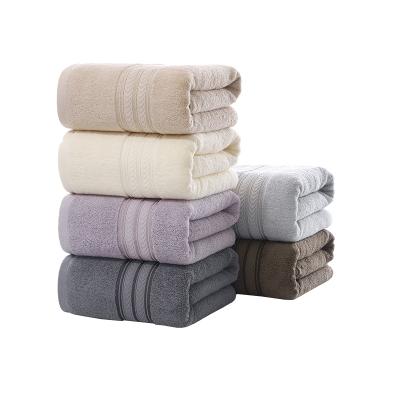 China Cheap Hotel Customized 100% Bath Towel Wholesale Super Absorbent Cotton Bath Towel Cotton Absorbent for sale