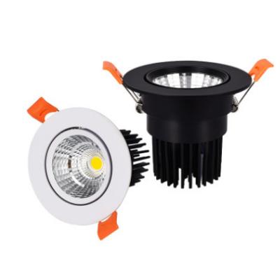 China Low Indoor Downlights 24W Downlights Prices Led COB ac85-265V 2700K 4500K 6000K for sale