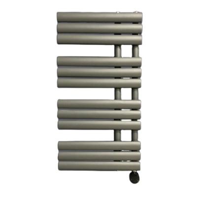 China European Bathroom Oval Tube Panel Designer Towel Rail Anthracite Rad Electric Heated Radiator for sale