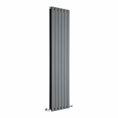 China Easy Installation Designer Style Flat Vertical 1800x6 Bar Heater Radiator White/Anthracite For Single/Double Home Heating for sale