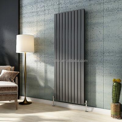 China Modern Flat Tube Anthracite Vertical Designer Radiator for Home Heating for sale